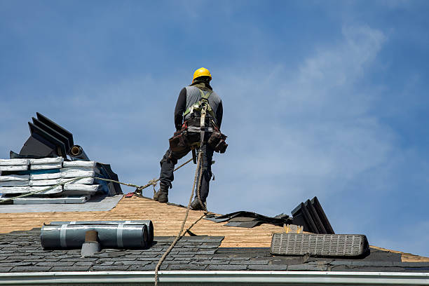 Professional Roof Replacement technician working in Westphalia, IA